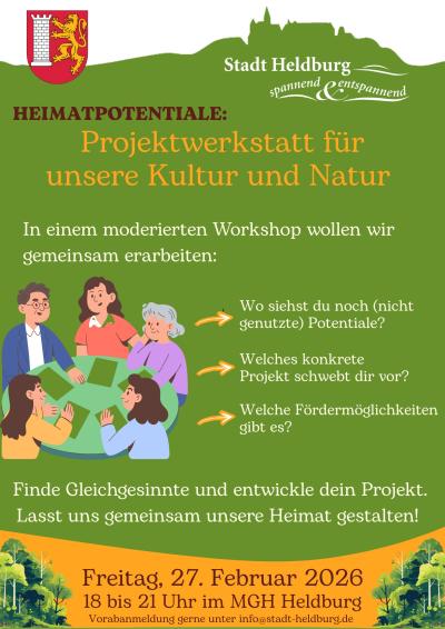 Plakat Projektwerkststatt Heldburg 27022026