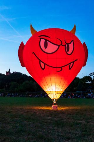 Montgolfiade 1 Ballonglühen